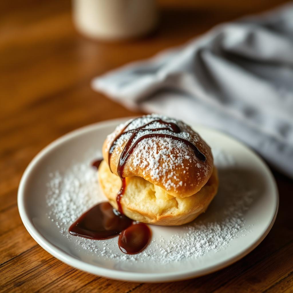 Chocolate Puff-Puff