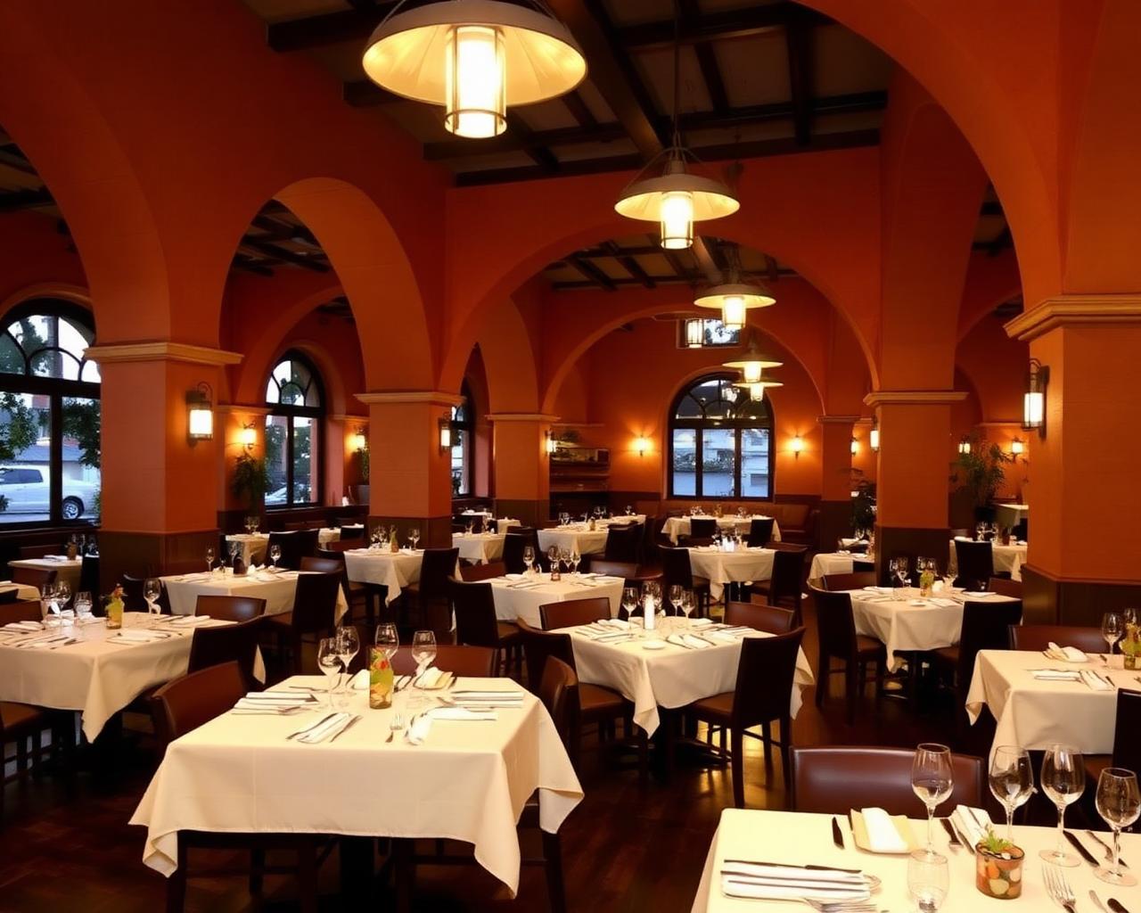 The dining room